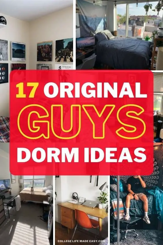 17 Creative Guys Dorm Room Ideas (With Photos)