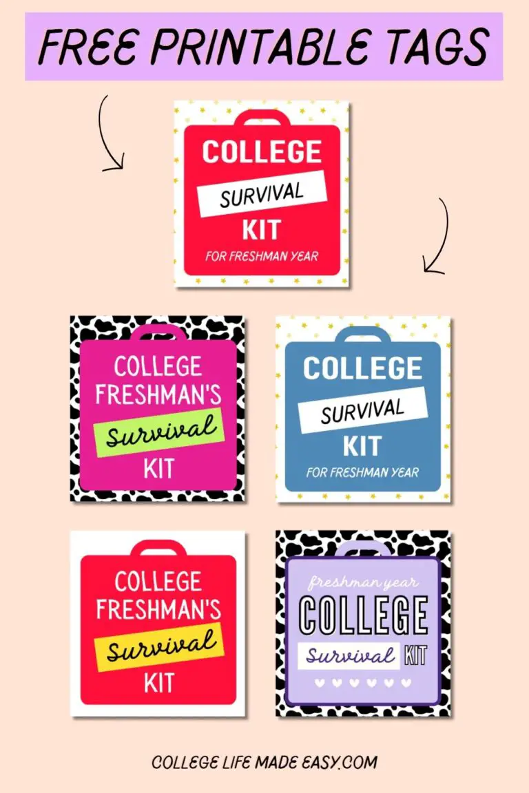 Freshman College Survival Kit: An Easy Diy Care Package Idea